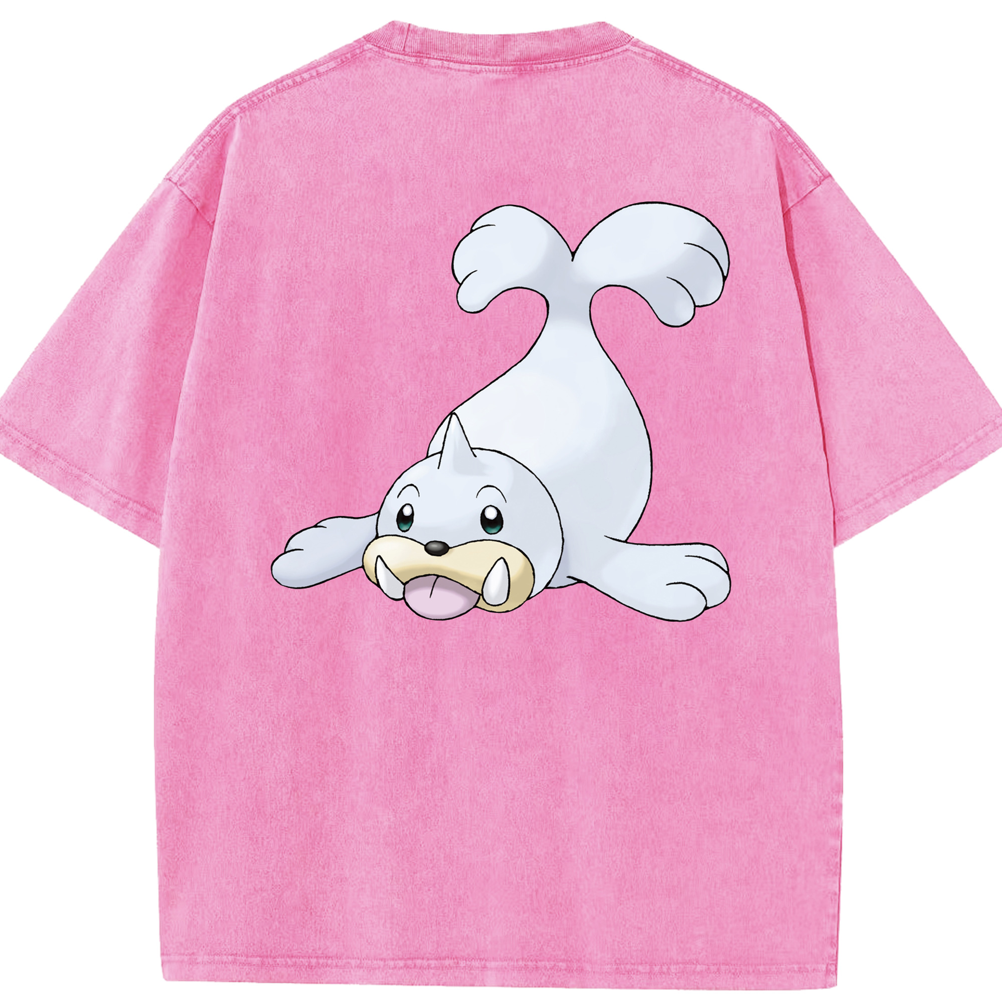 （画像用） ポケットモンスター Pokémon 綿100% ヴィンテージ風 半袖Tシャツ（背面プリント）